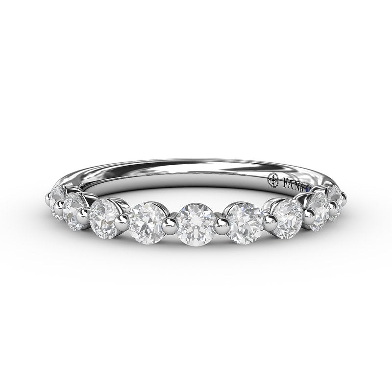 Single Prong Diamond Band W7252 - TBird