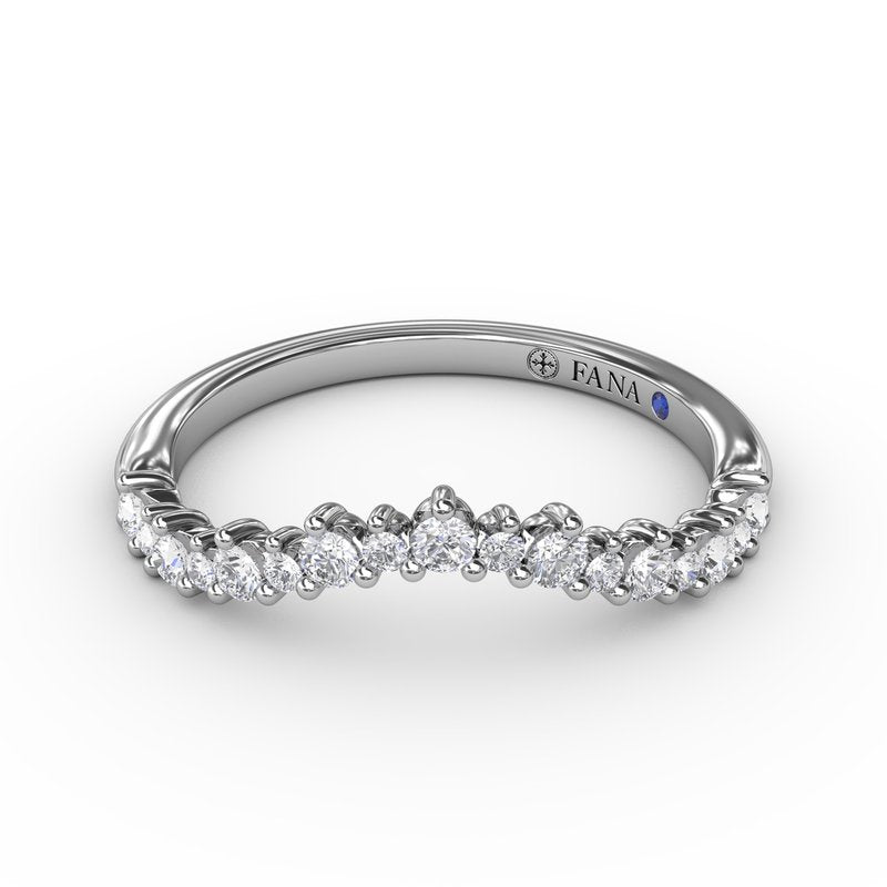 Shared Prong Diamond Band W7453 - TBird