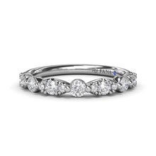 Alternating Marquise and Round Diamond Ring W7494 - TBird