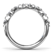 Alternating Marquise and Round Diamond Ring W7494 - TBird