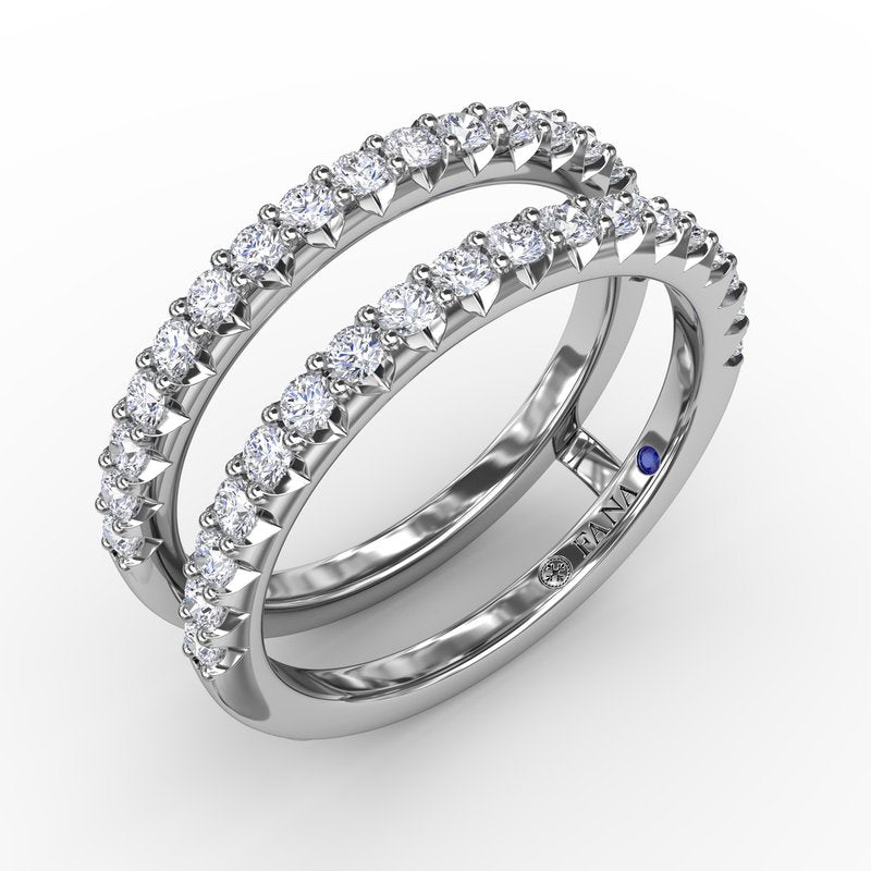 Petite Diamond Insert Ring W8001 - TBird