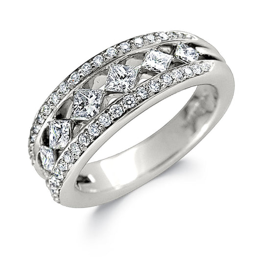 Peter Storm Princess Cut Diamonds Band Wbm099_4Diaw  WBM099_4DiaW