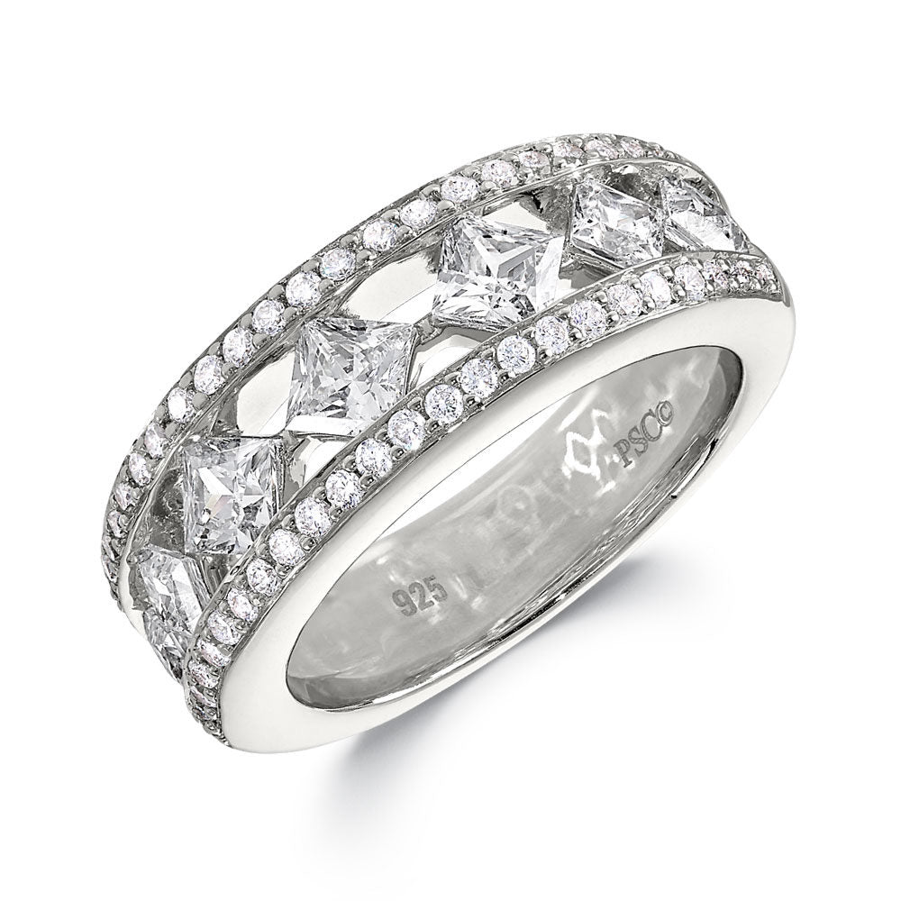 Peter Storm Princess Cut Diamonds Band Wbm102_4Diaw  WBM102_4DiaW