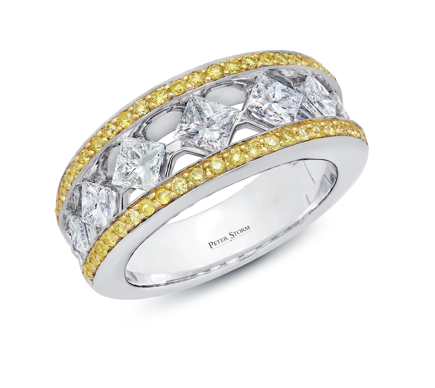 Peter Storm Peter Storm Band  4 Diamond Yellow Gold Edition Wbm102_4Diayw Yd  WBM102_4DiaYW YD