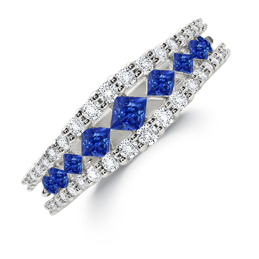 Peter Storm Graduated Floating Diamonds Band  Wbm165_4Dblw  WBM165_4DBlW