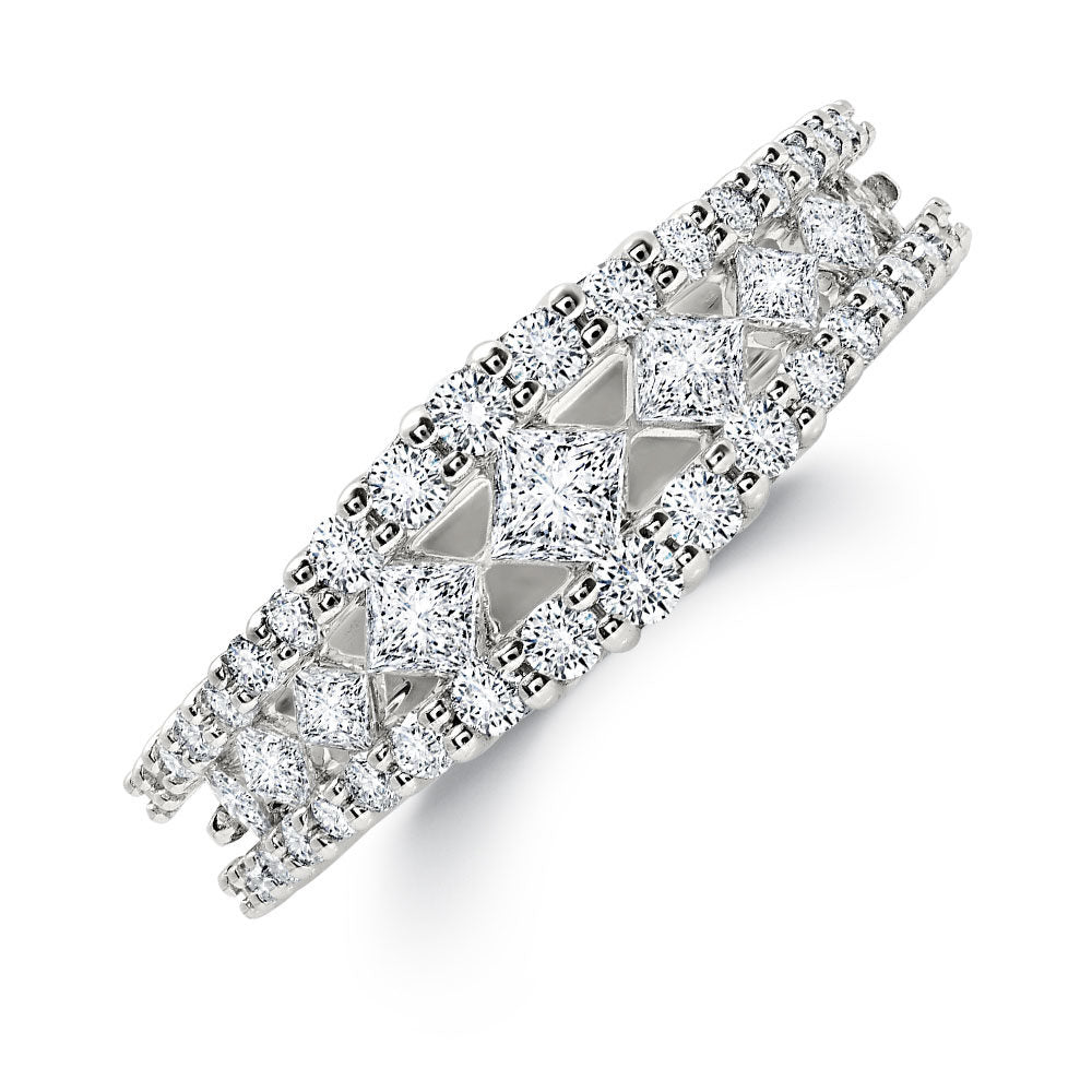 Peter Storm Princess Cut Graduated Diamonds Wbm165_4Diaw  WBM165_4DiaW