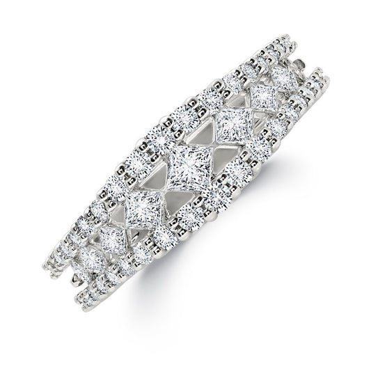 Peter Storm Princess Cut Graduated Diamonds Wbm165_4Diaw  WBM165_4DiaW