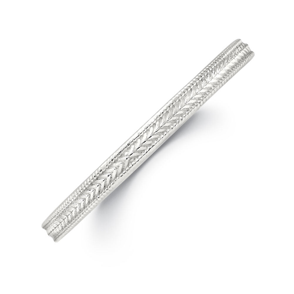 Peter Storm Twisting Milgrain And Diamonds Create Elegant Patterns That Lace Over Your Finger Wbn359_4W  WBN359_4W