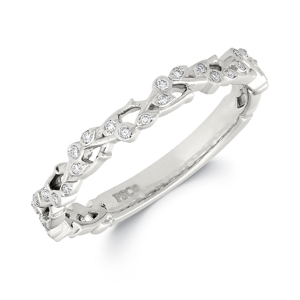 Peter Storm Twisting Pattern Scattered Diamond Band Wbm350_4Diaw  WBM350_4DiaW