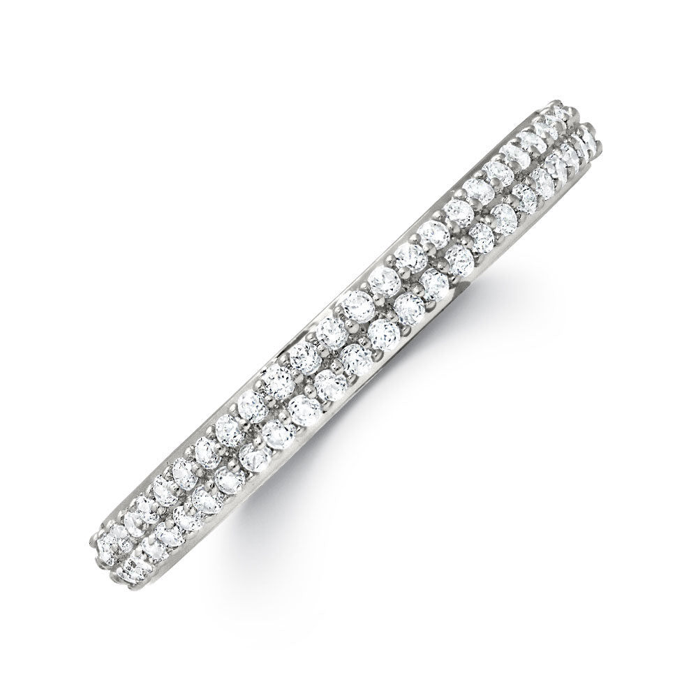 Peter Storm Double Row Of Diamonds With A Line Of Milgrain To Add Detail And Texture Wbm376_4Diaw  WBM376_4DiaW