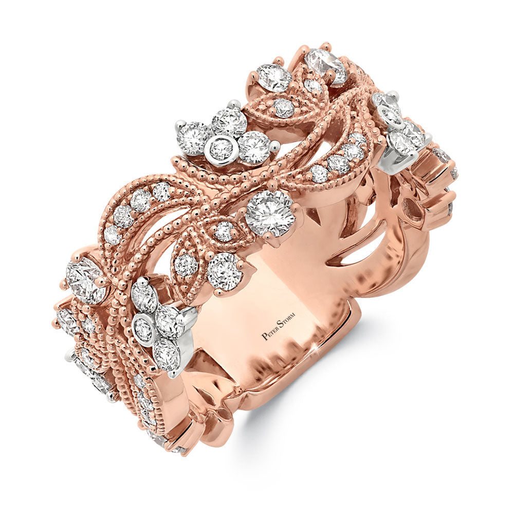 Peter Storm Rose Gold Leaf And Flower Patterns Wbm523_4Diawr  WBM523_4DiaWR
