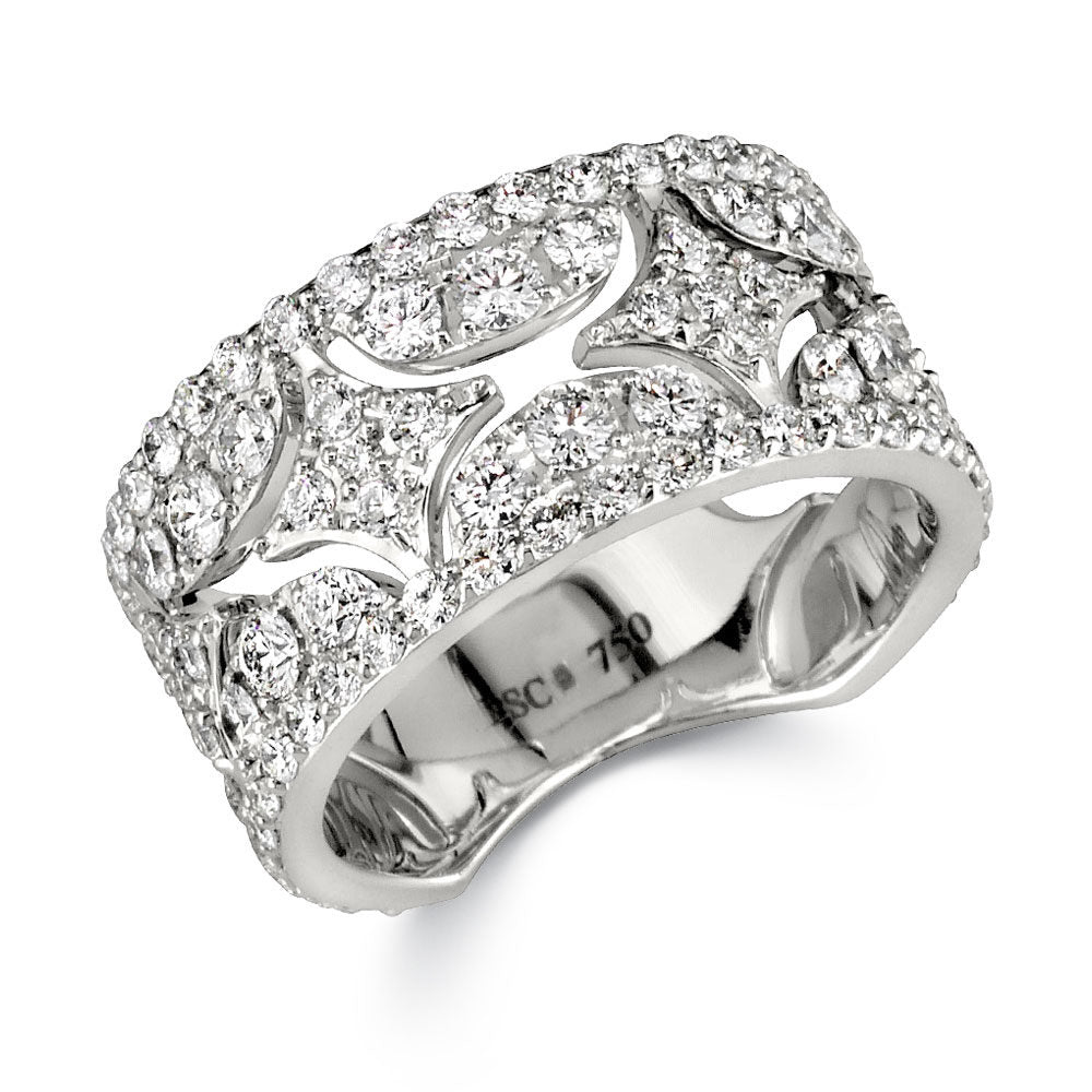 Peter Storm This Bold Geometric Band Features Cutouts In A Smooth Diamond Surface Wbm740_4Diaw  WBM740_4DiaW