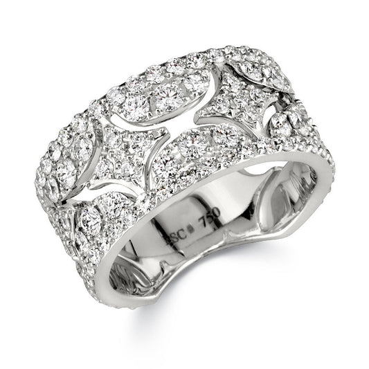 Peter Storm This Bold Geometric Band Features Cutouts In A Smooth Diamond Surface Wbm740_4Diaw  WBM740_4DiaW