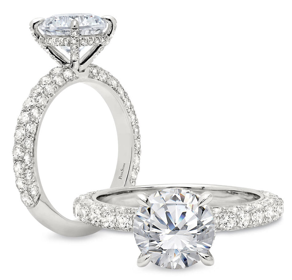 Peter Storm Utterly romantic, this ring is Peter’s take on a dramatic solitaire WSM172_4DiaW  WSM172_4DiaW