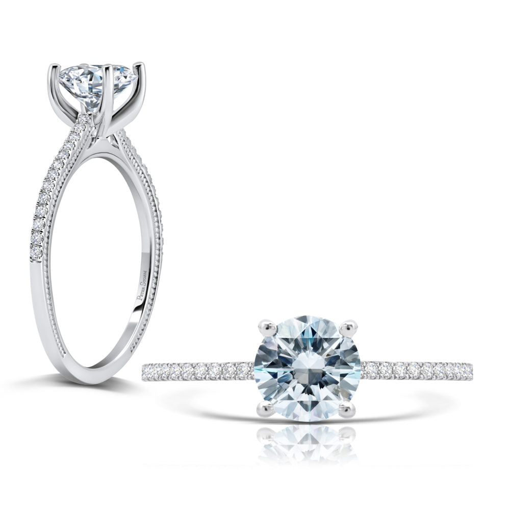 Peter Storm A knife edge of diamonds leads up to your chosen center WSM542_4DiaW  WSM542_4DiaW