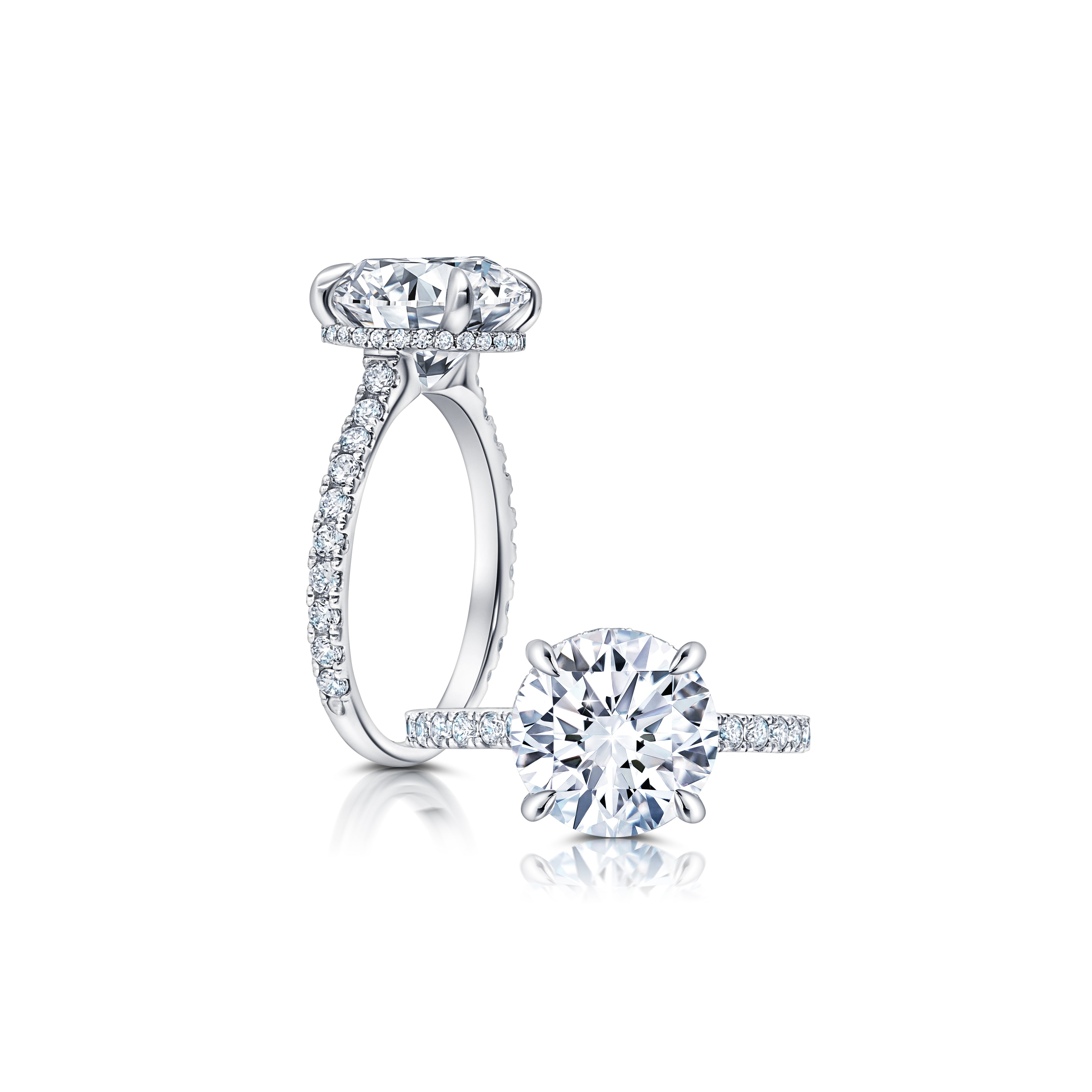A classic, this hidden halo features larger diamonds on the shank WSM627_4DiaY