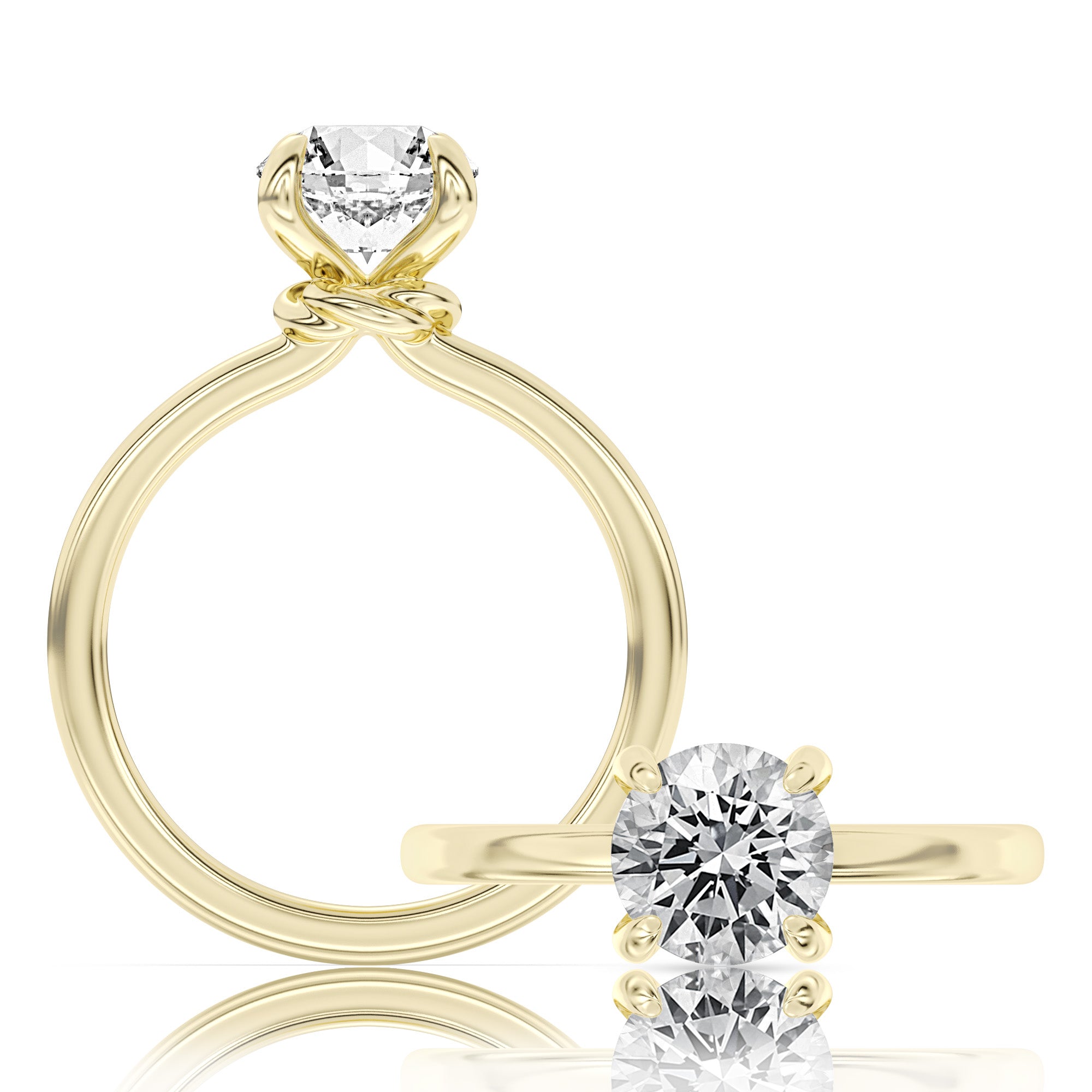 A classic, this hidden halo features reverse graduating diamonds on the shank WSN715_4W