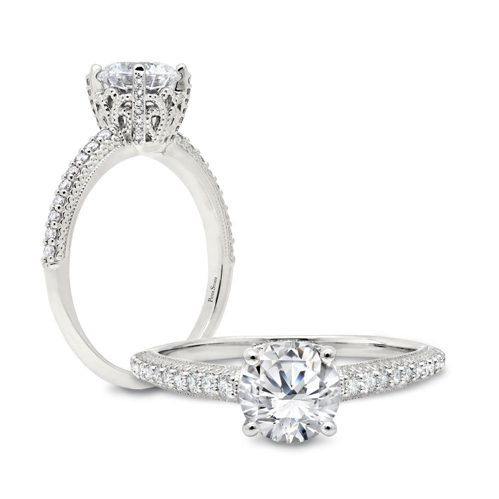 Peter Storm Utterly romantic, this ring is Peter’s take on a dramatic solitaire WSM785_4DiaW  WSM785_4DiaW