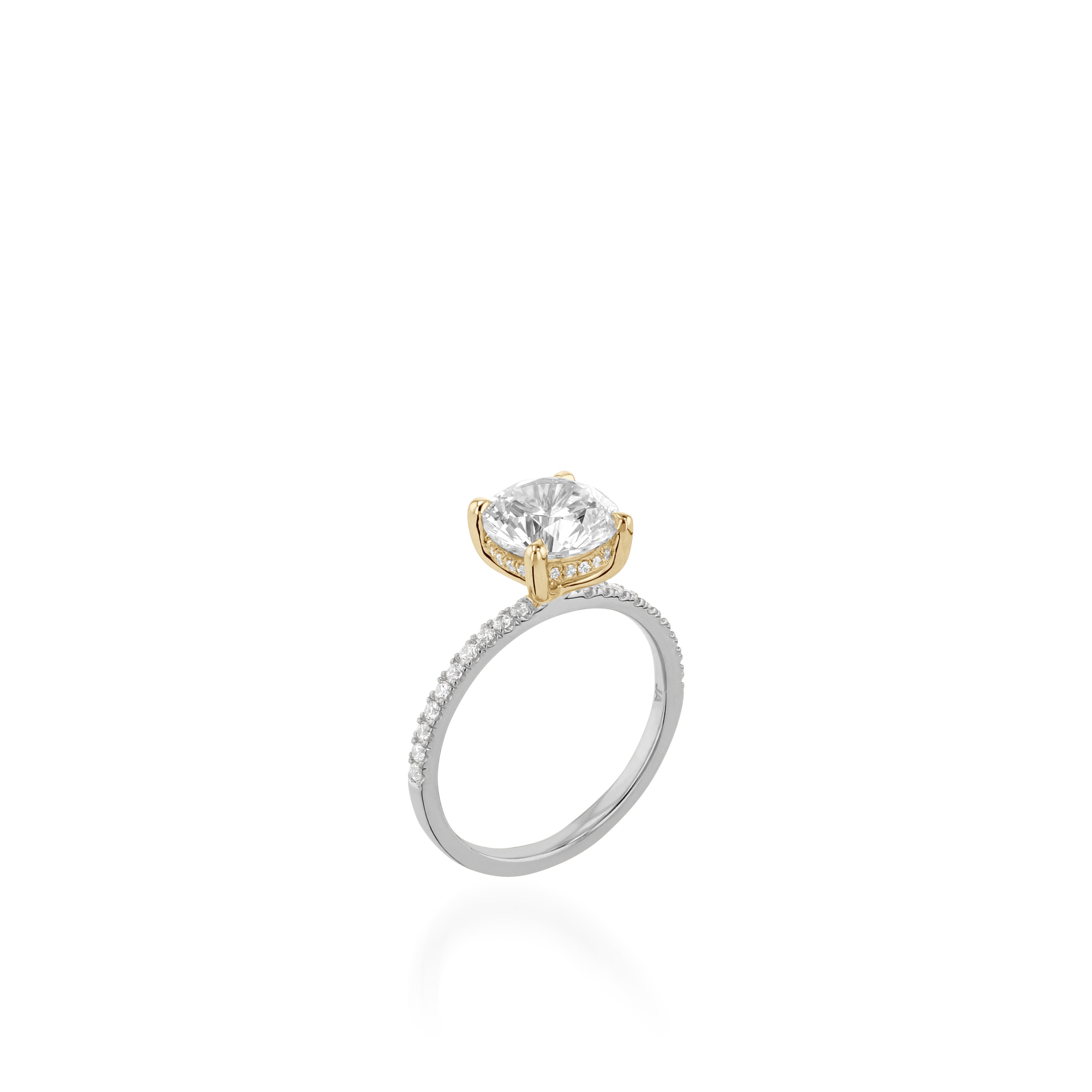 Elysse Yellow Gold Engagement Ring