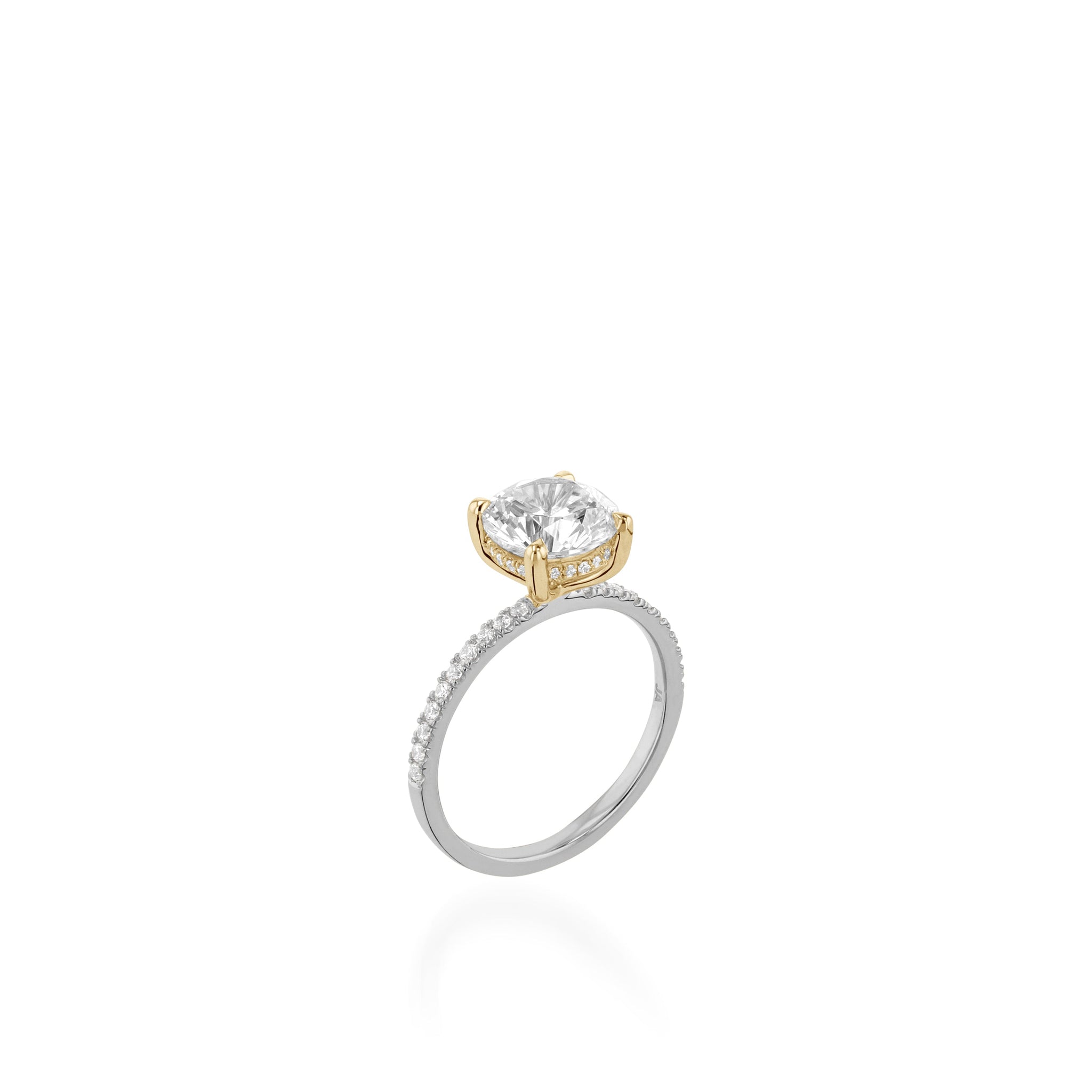 Elysse Yellow Gold Engagement Ring