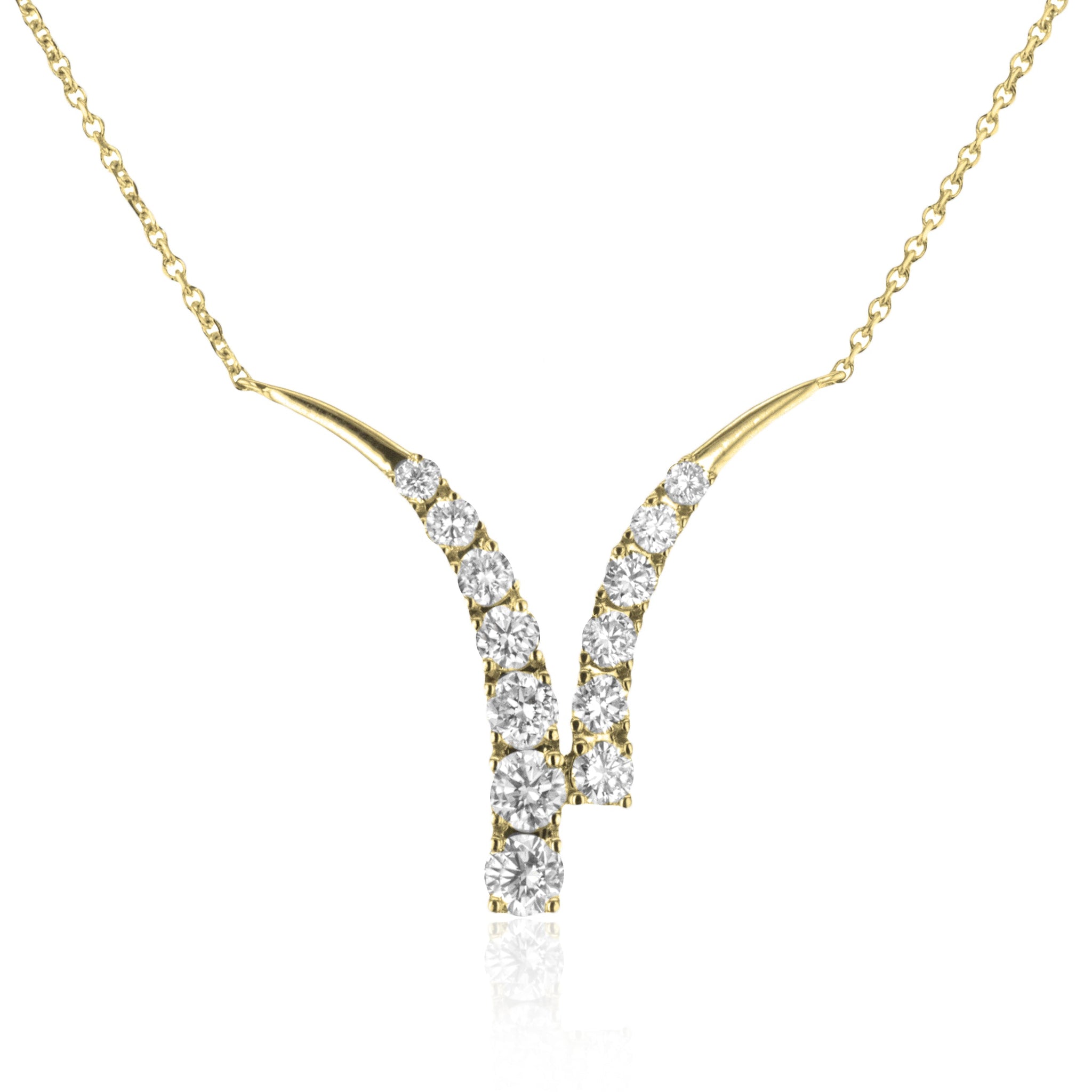 Pendant in 14k Gold with Diamonds