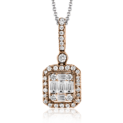 Pendant in 14k Gold with Diamonds