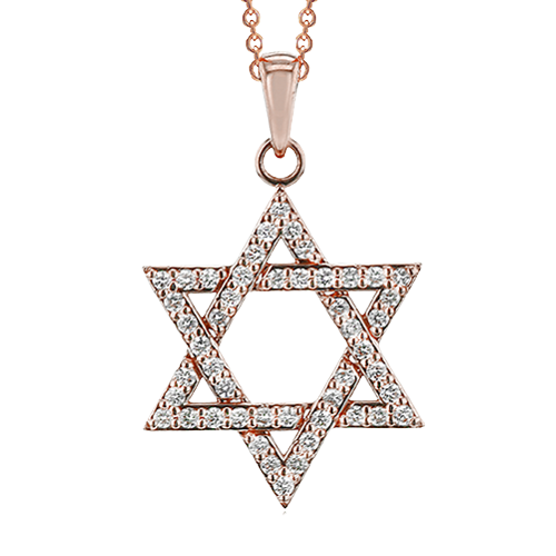 Pendant in 14k Gold with Diamonds