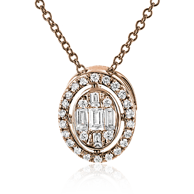 Pendant in 14k Gold with Diamonds