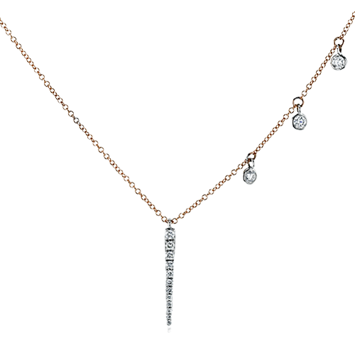 Necklace in 14k Gold with Diamonds