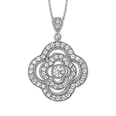 Pendant in 14k Gold with Diamonds