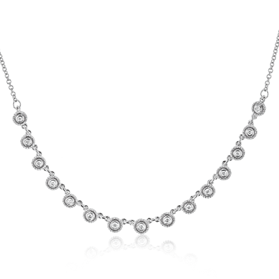 Necklace in 14k Gold with Diamonds
