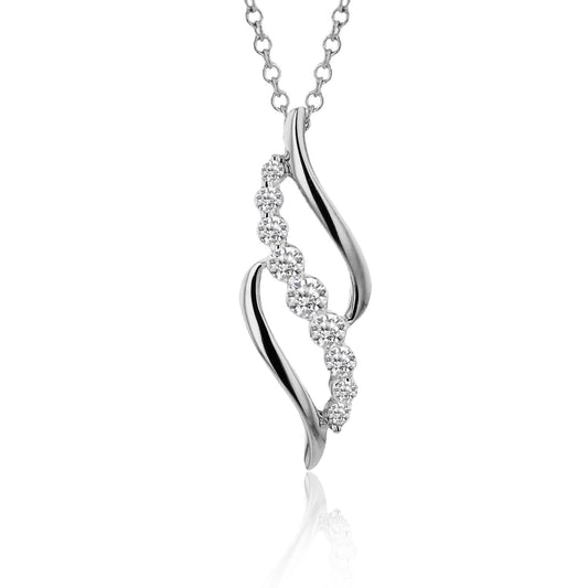 Pendant in 14k Gold with Diamonds