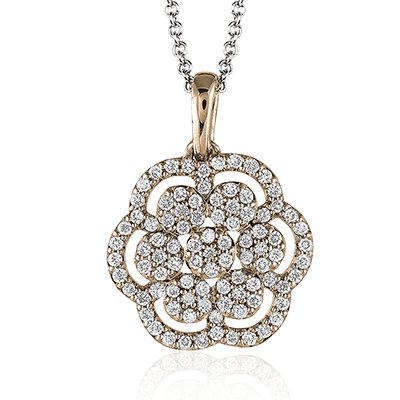 Pendant in 14k Gold with Diamonds