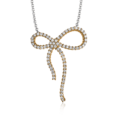 Pendant in 14k Gold with Diamonds