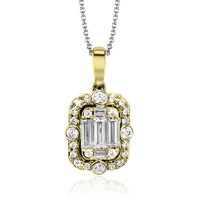 Pendant in 14k Gold with Diamonds