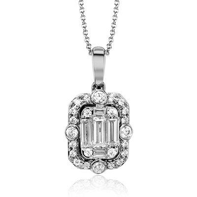 Pendant in 14k Gold with Diamonds