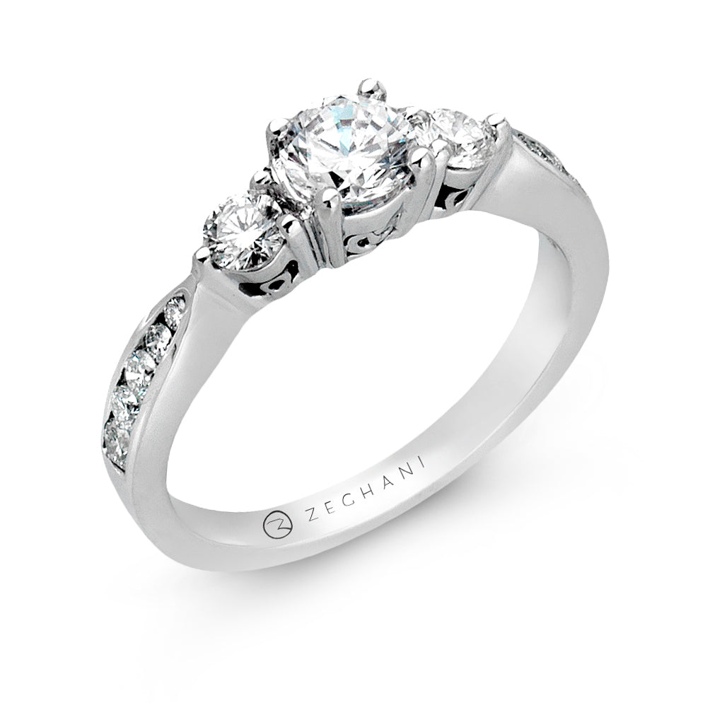 three-stone-engagement-ring-in-14k-gold-with-diamonds ZR126