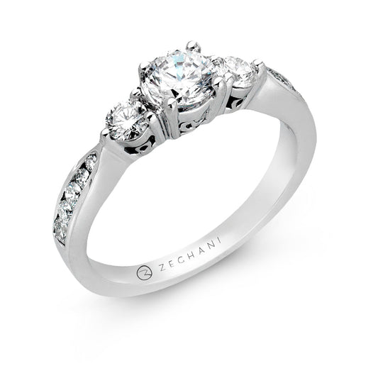 three-stone-engagement-ring-in-14k-gold-with-diamonds ZR126