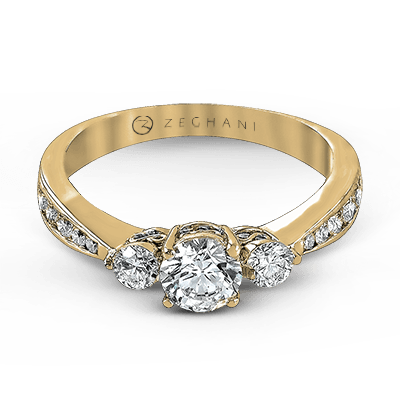 three-stone-engagement-ring-in-14k-gold-with-diamonds ZR126