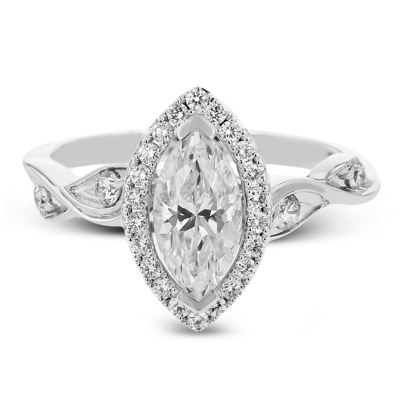 marquise-engagement-ring-in-14k-gold-with-diamonds ZR2391