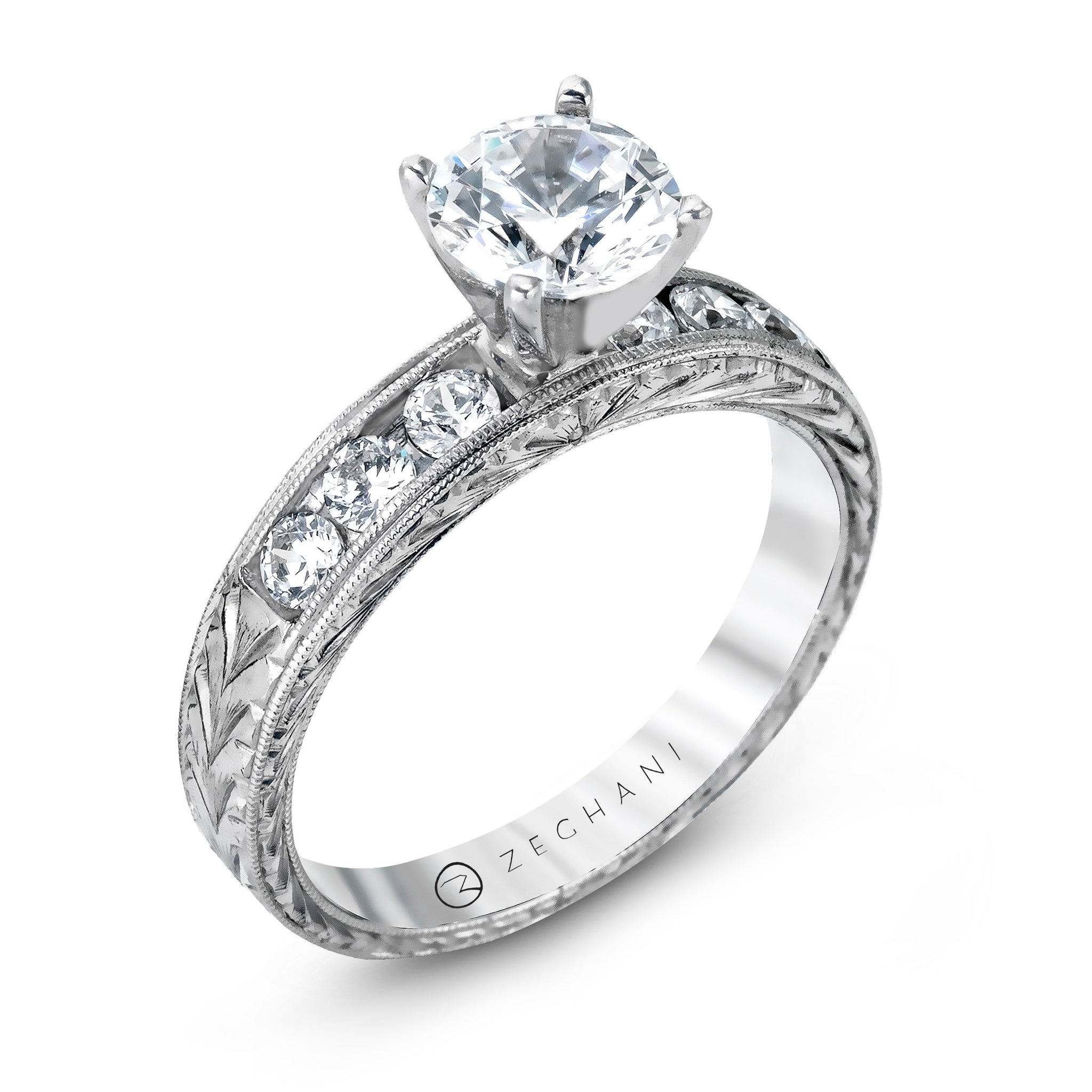 engagement-ring-in-14k-gold-with-diamonds ZR276