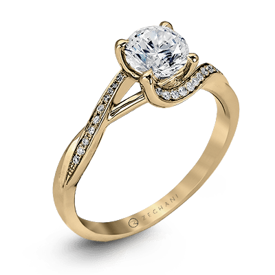 engagement-ring-in-14k-gold-with-diamonds ZR560