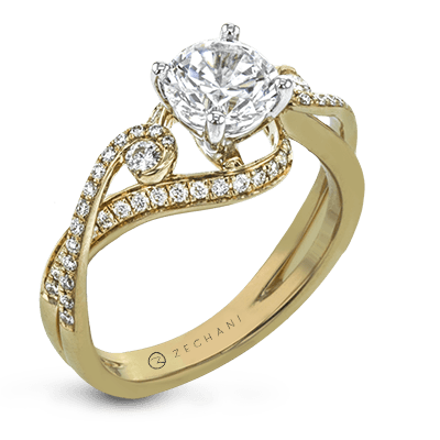 engagement-ring-in-14k-gold-with-diamonds ZR880