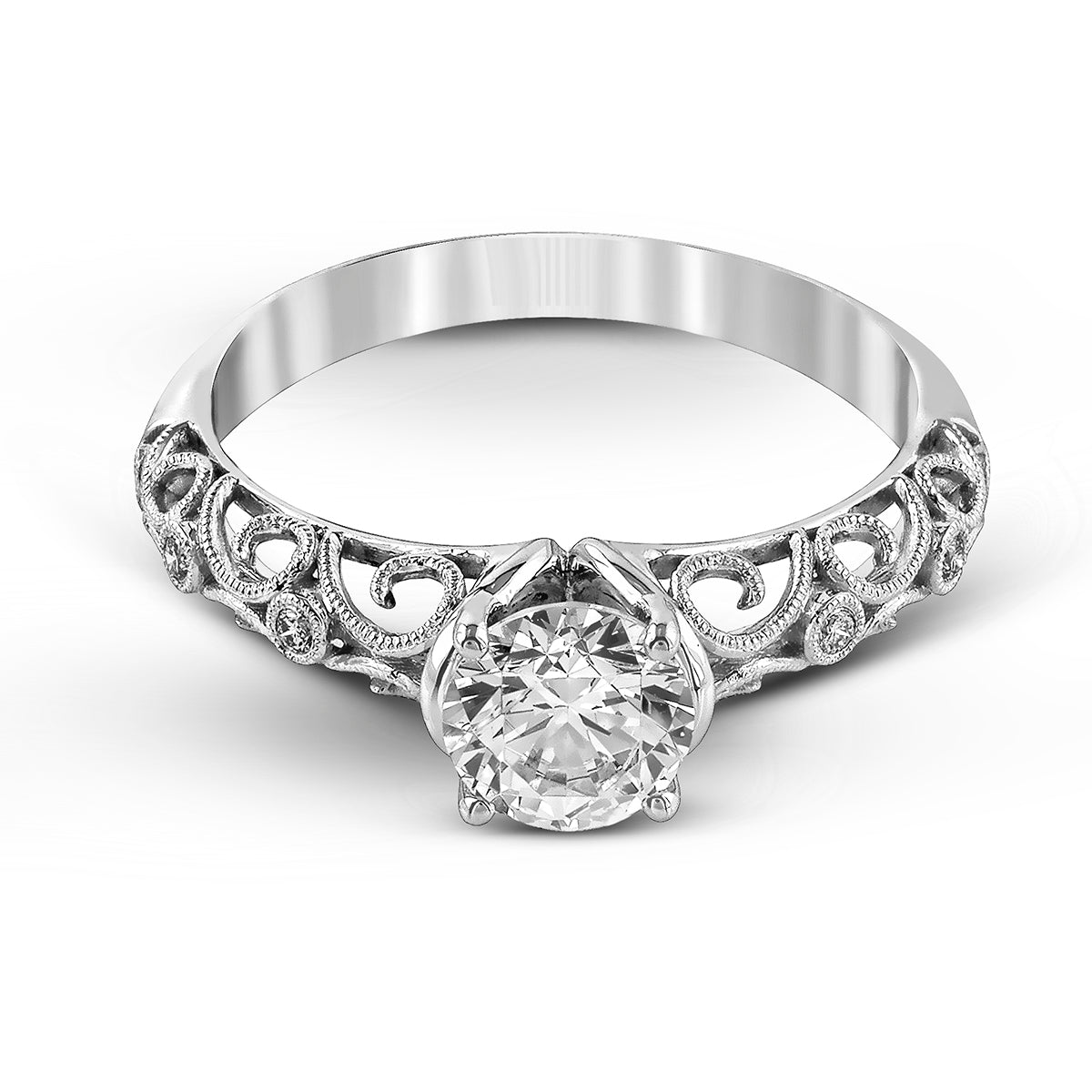 engagement-ring-in-14k-gold-with-diamonds ZR915