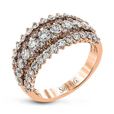 Anniversary Ring In 18k Gold With Diamonds
