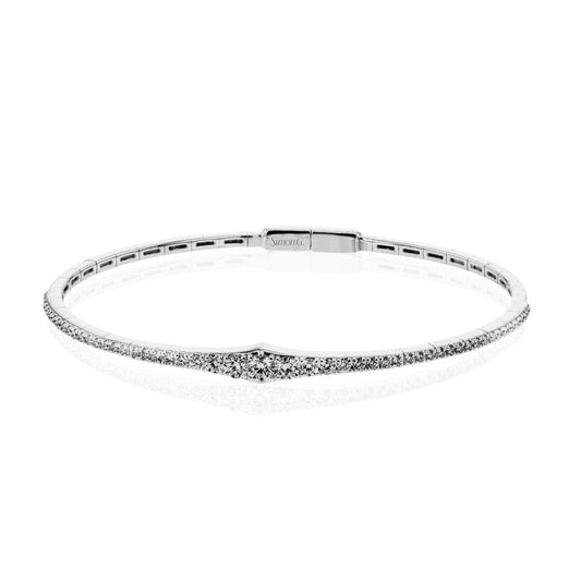 Bangle in 18k Gold with Diamonds