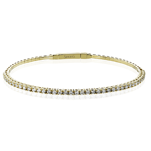 Bangle in 18k Gold with Diamonds