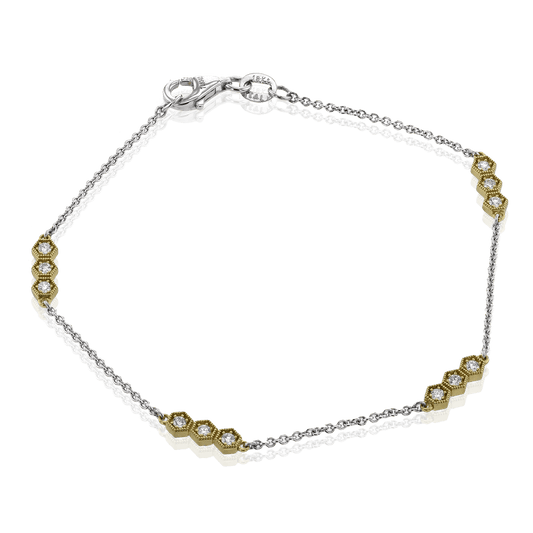 Bracelet in 18k Gold with Diamonds