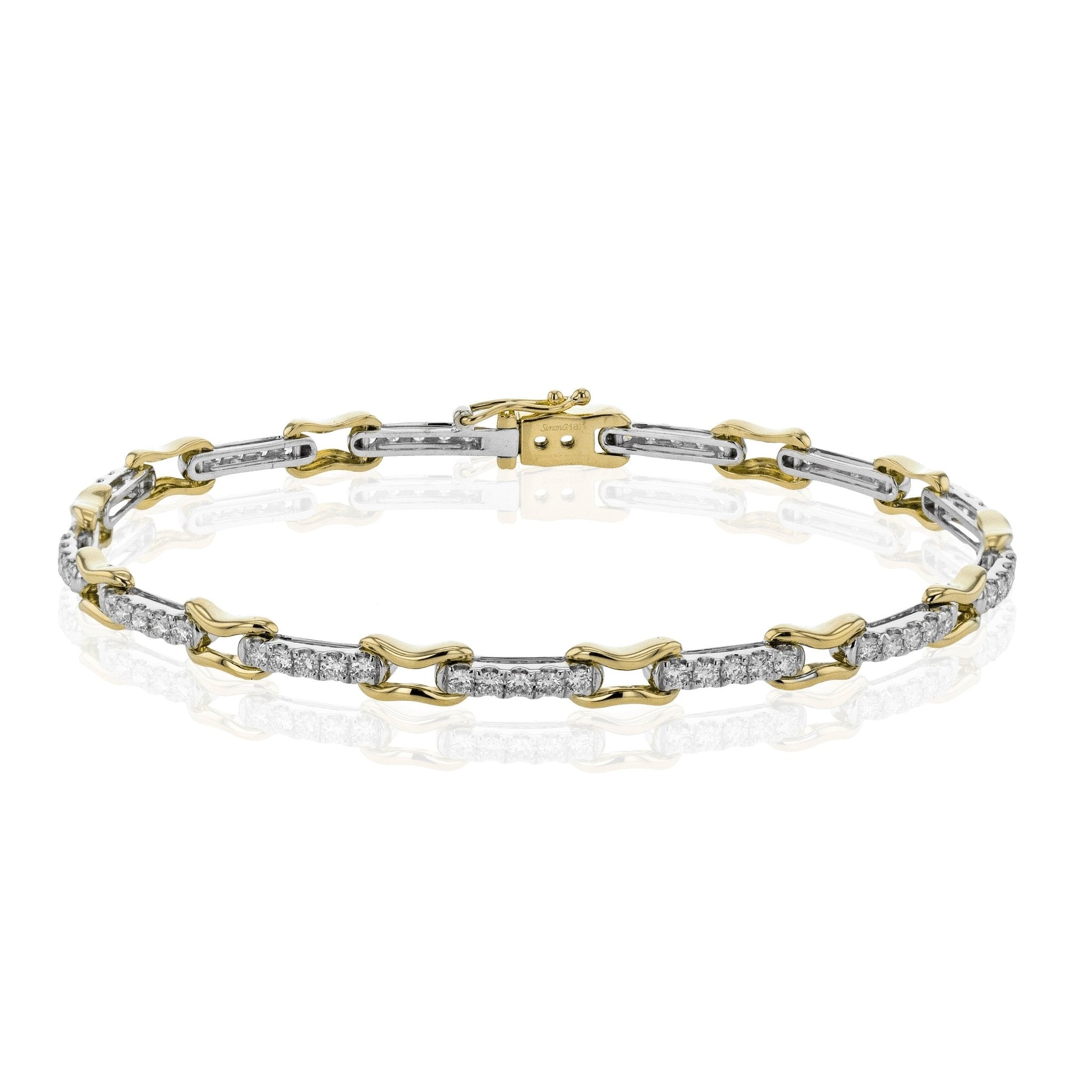Bracelet in 18k Gold with Diamonds