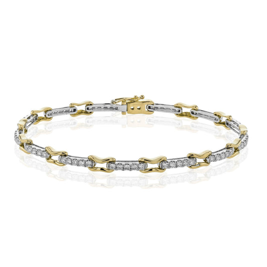 Bracelet in 18k Gold with Diamonds